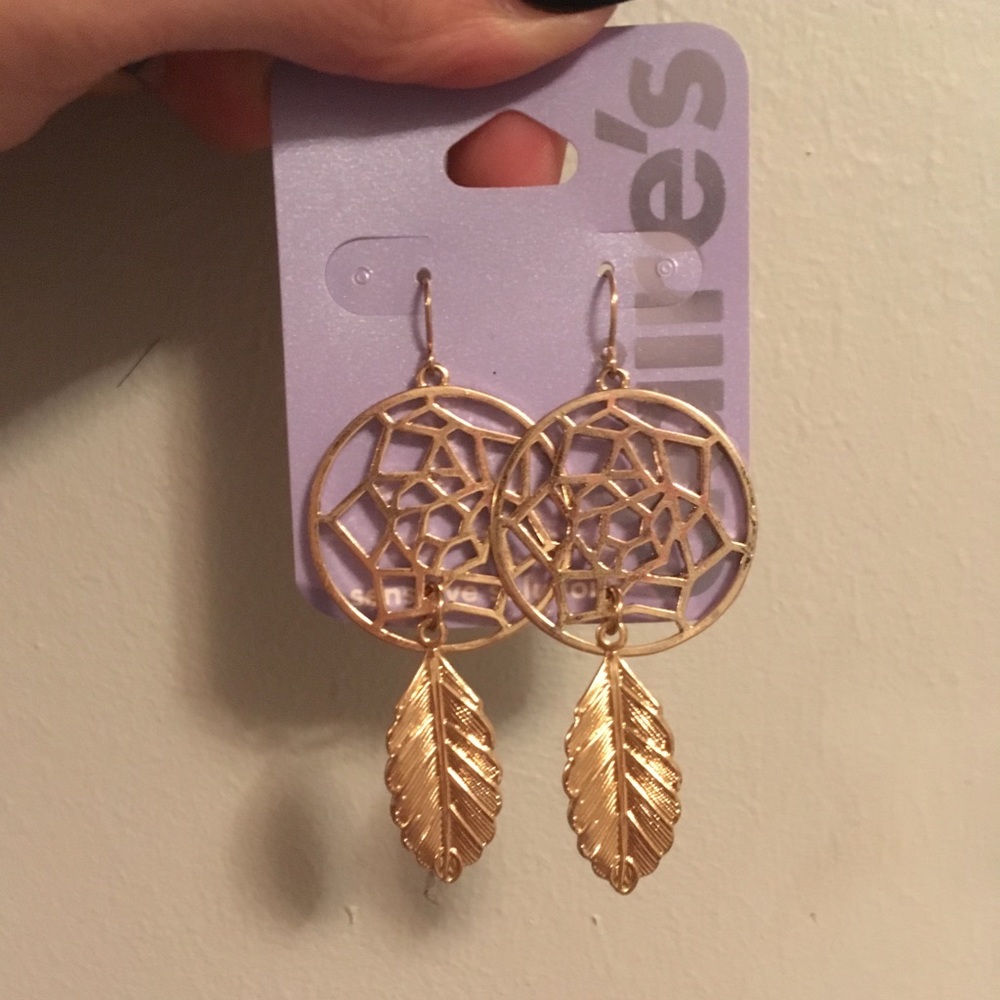 Dream catcher earrings